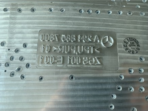 Mercedes Benz car laminated aluminum mold